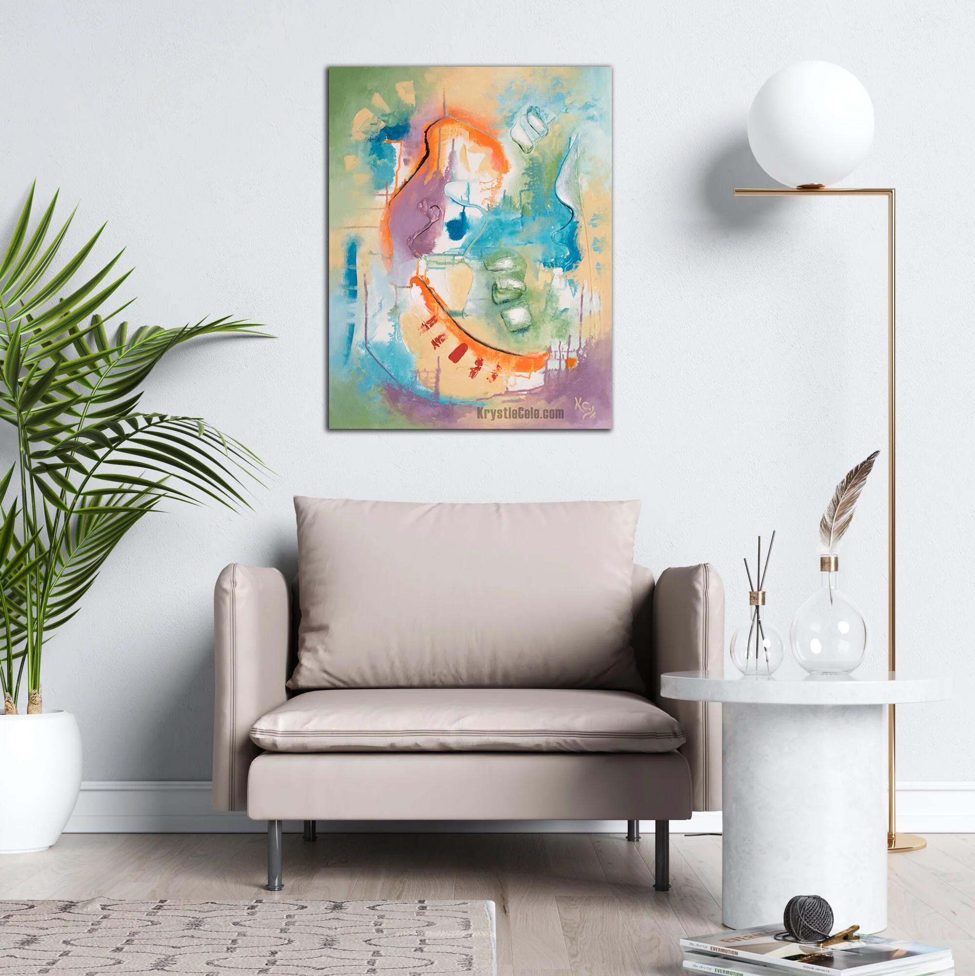 Big Mind Walkabout Painting - 22x28" - Image 2