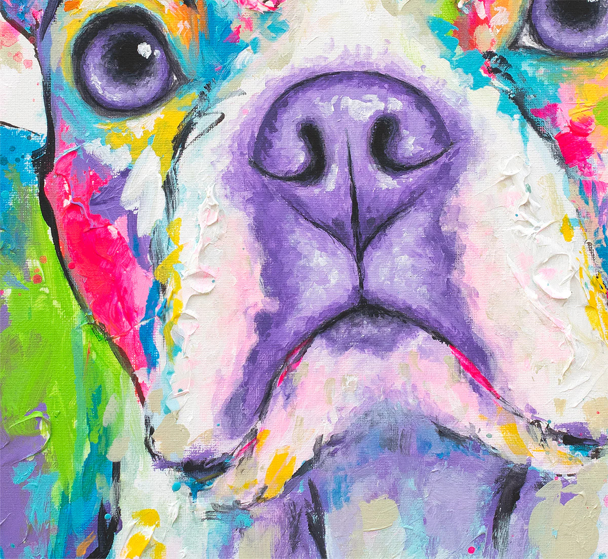 Boston Terrier Print - The Watchful Gaze - Image 2