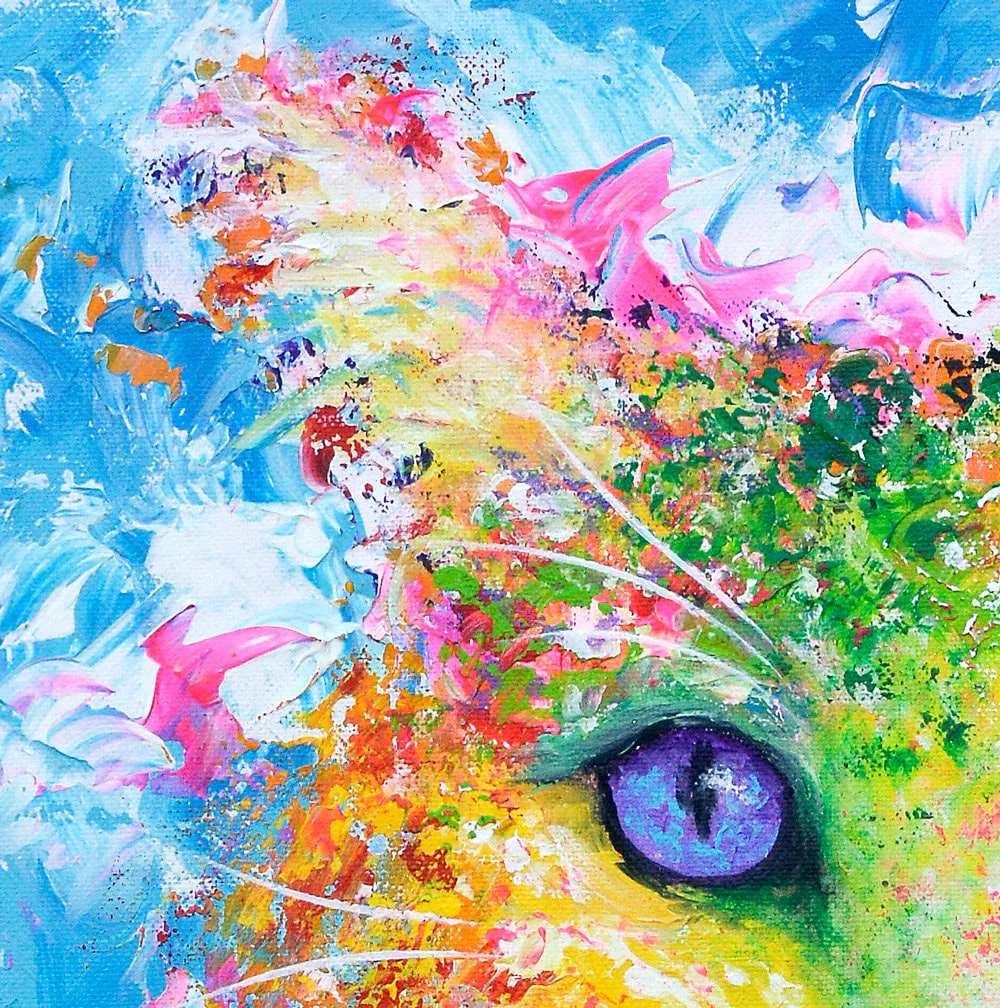 Cat Art Print - Karma - Image 2