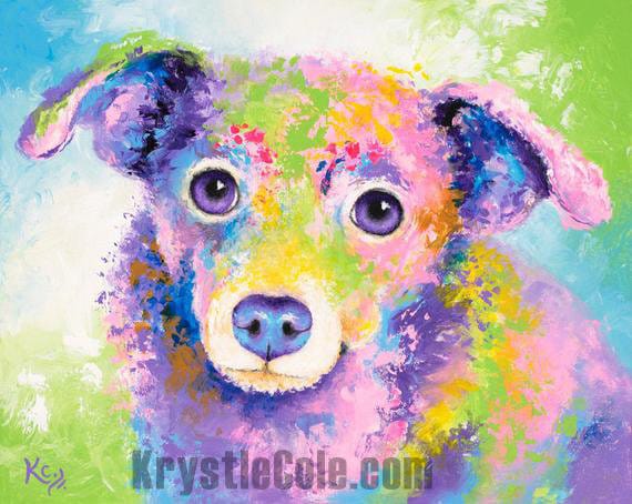 Chihuahua Min Pin Mix Art Print