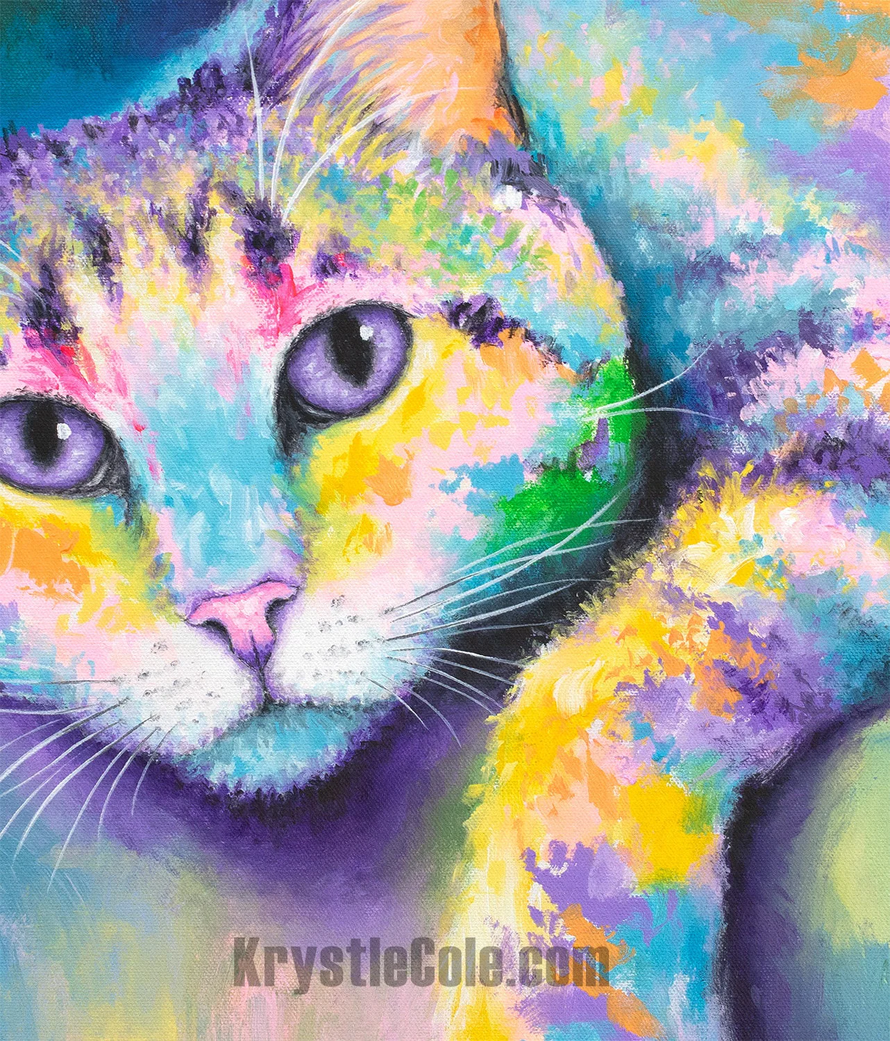 Cat Art Print - A Decade with my Buddy - Image 2