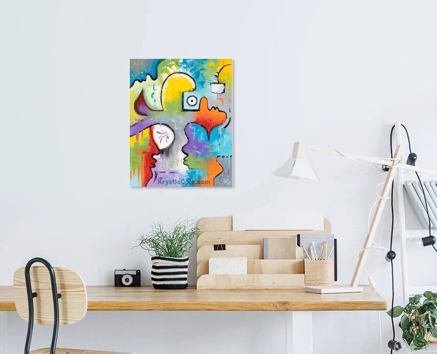 Communion with the Universal Within Painting - 16x20" - Image 4