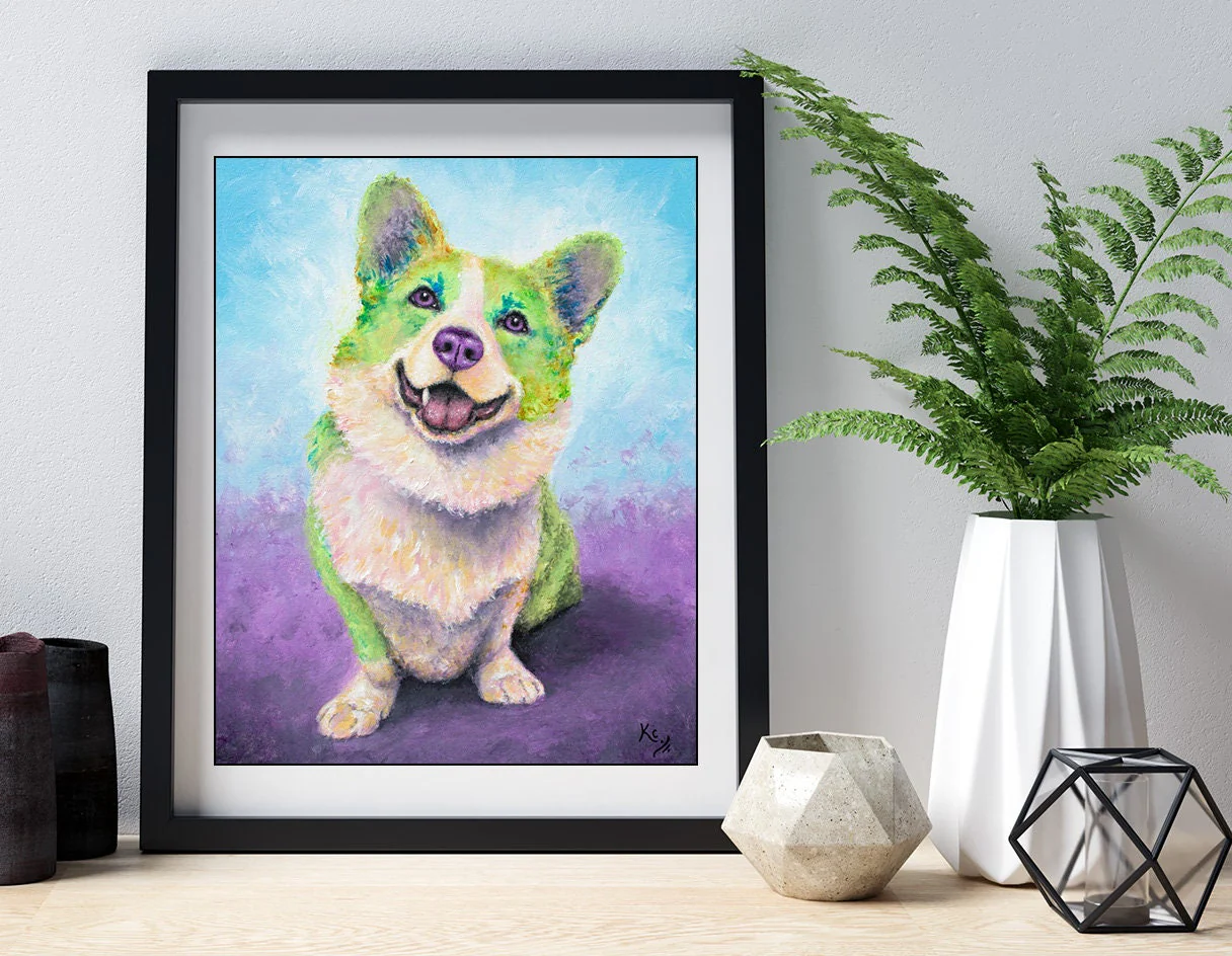 Corgi Art Print - Image 6