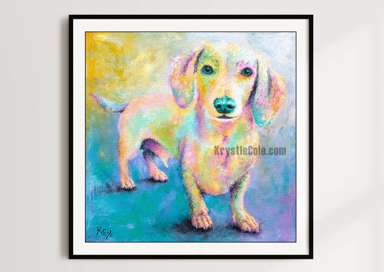 Dachshund Art Print - Harry - Image 5