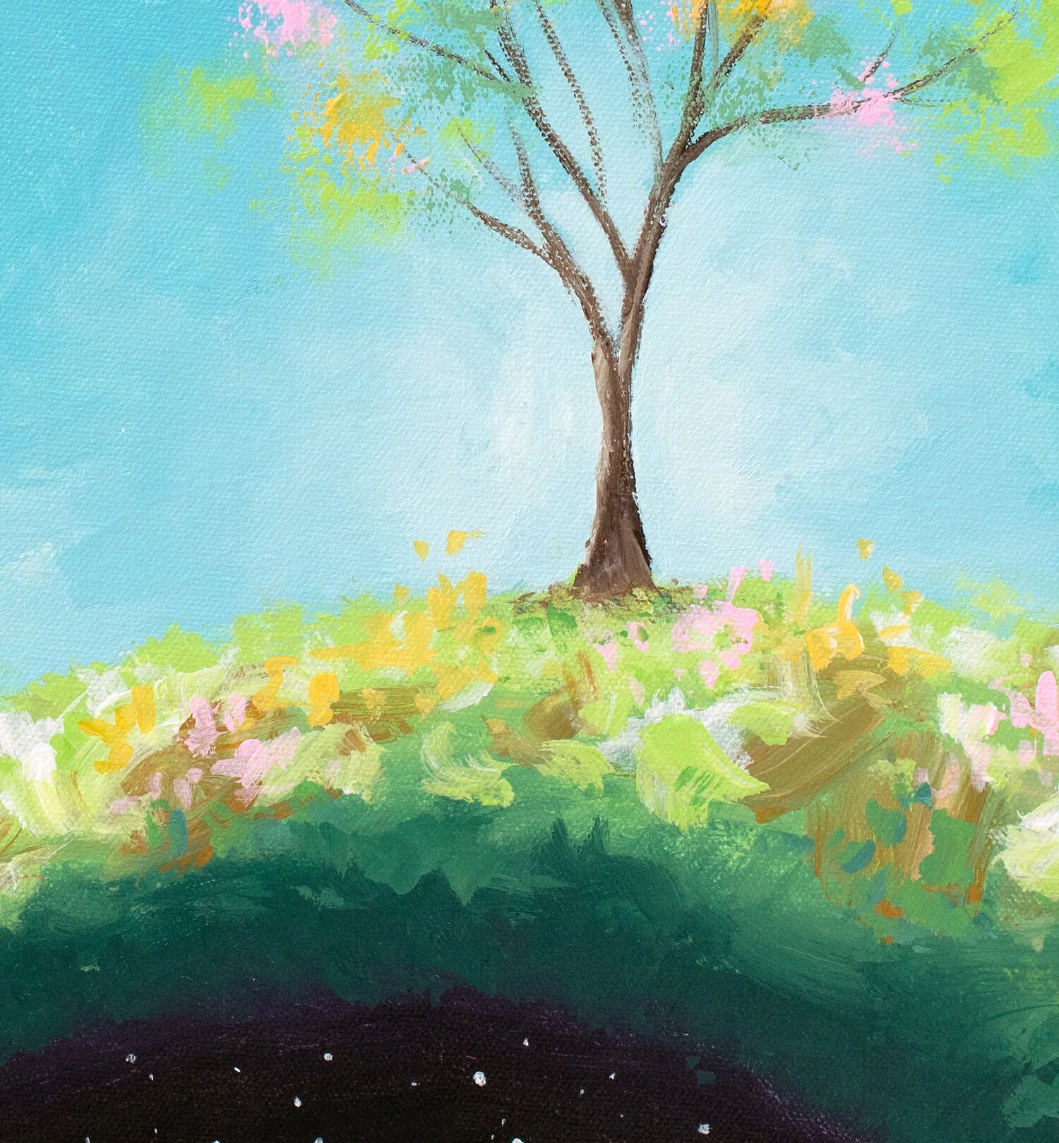Echoes of the Spirit Painting - 16x20" - Image 3