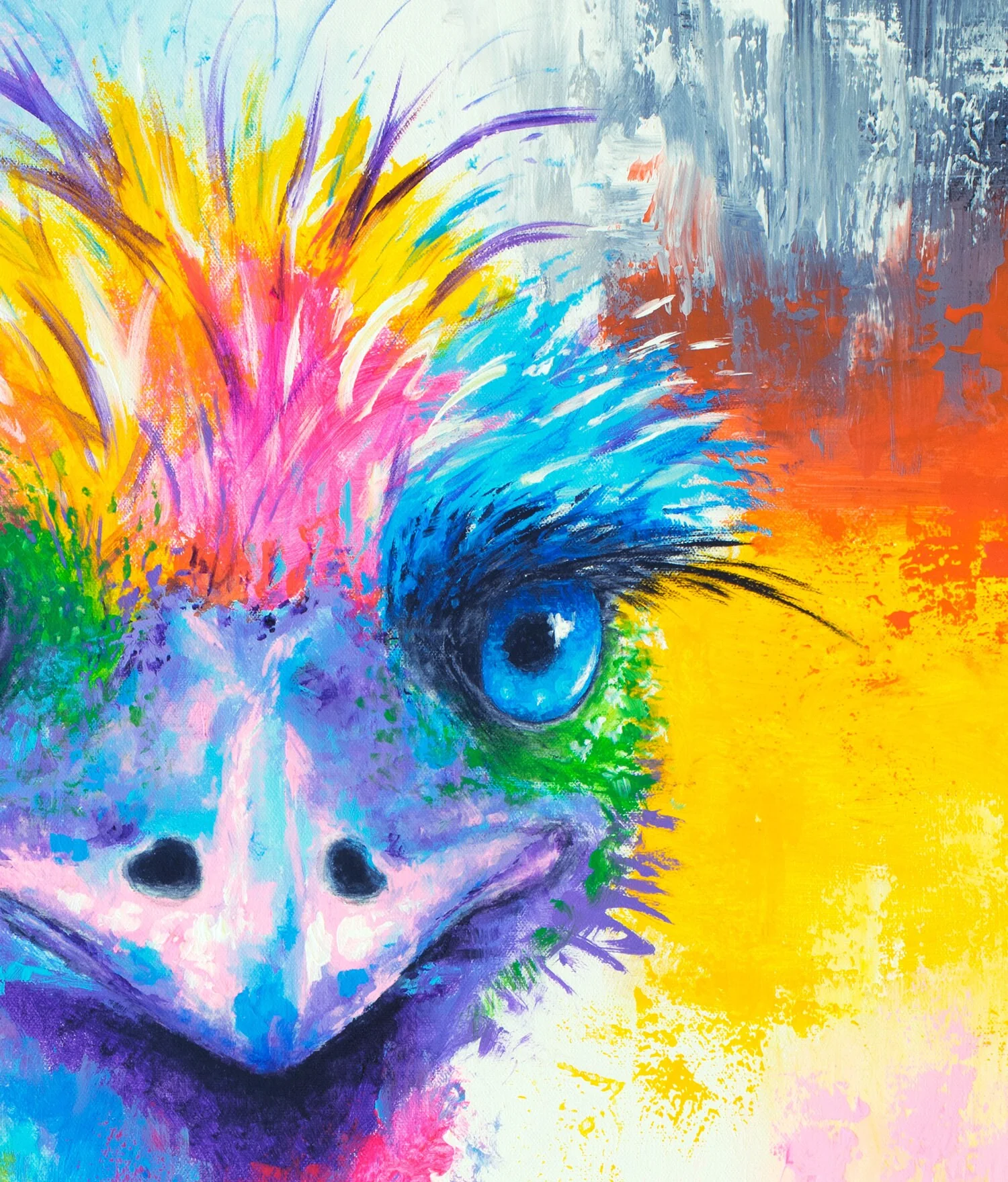 Emu Painting - 24x30" - Image 3