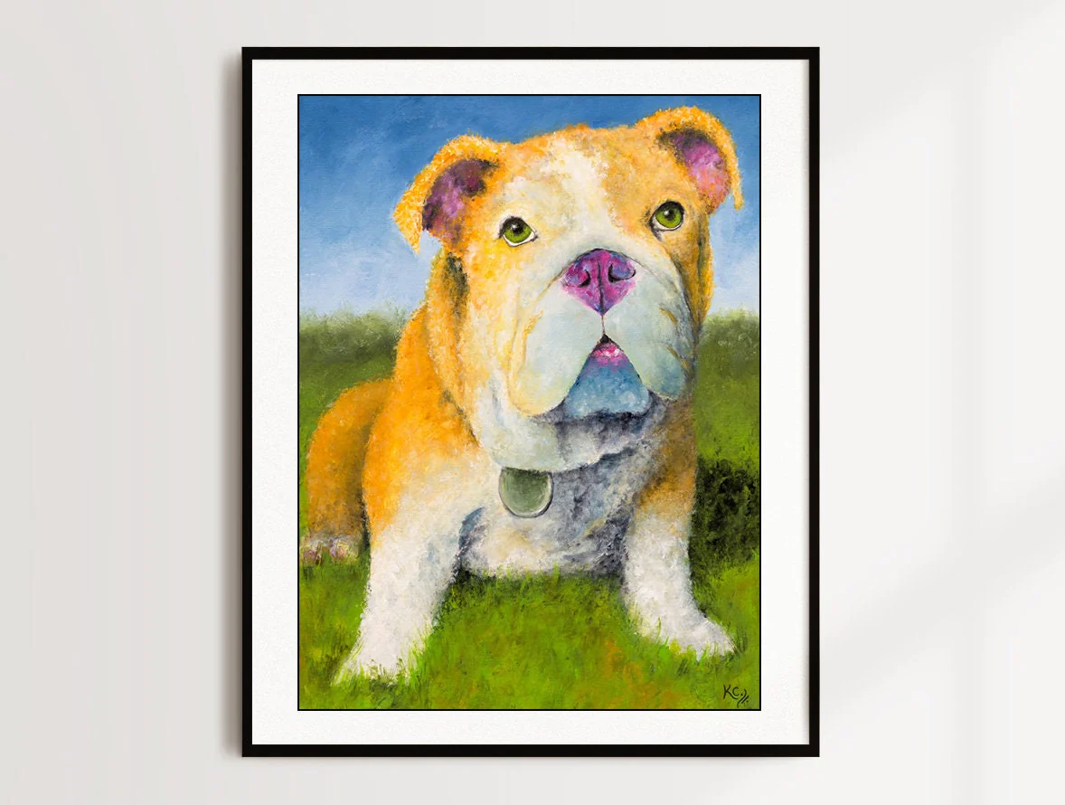 English Bulldog Puppy Print - Hublot - Image 5