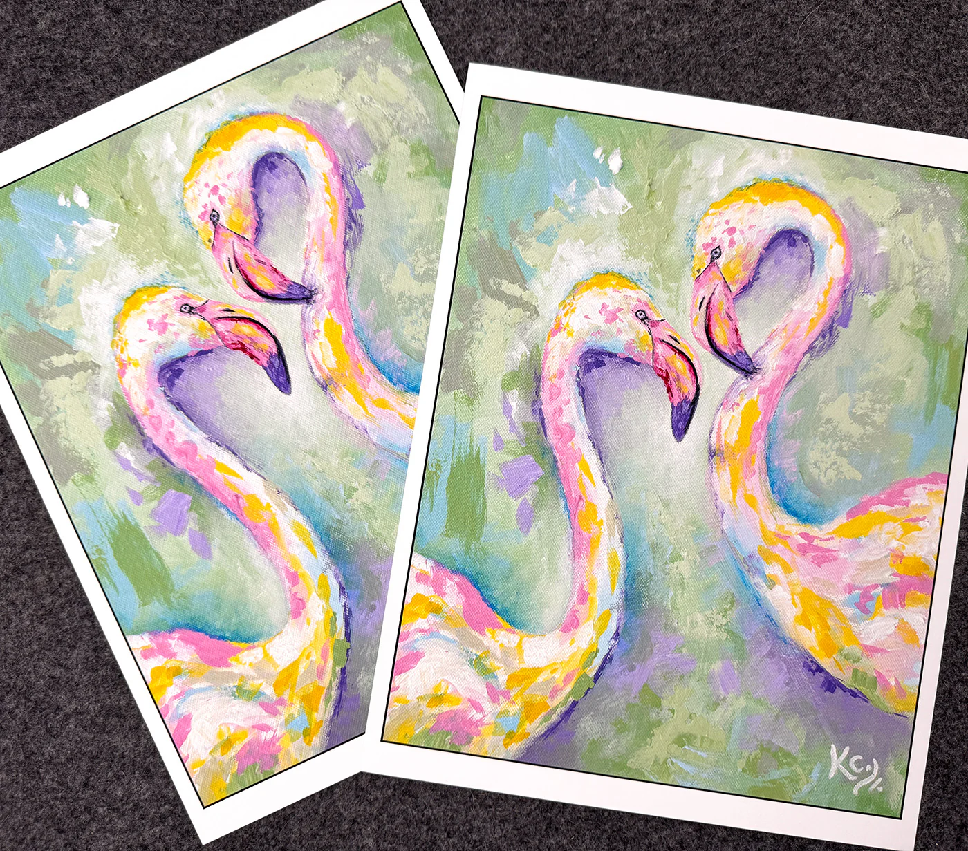 Flamingo Vibes Art Print - Image 3