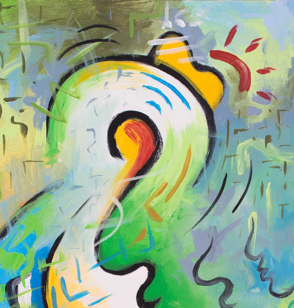 Gaia Connection Painting - 12x24" - Image 3