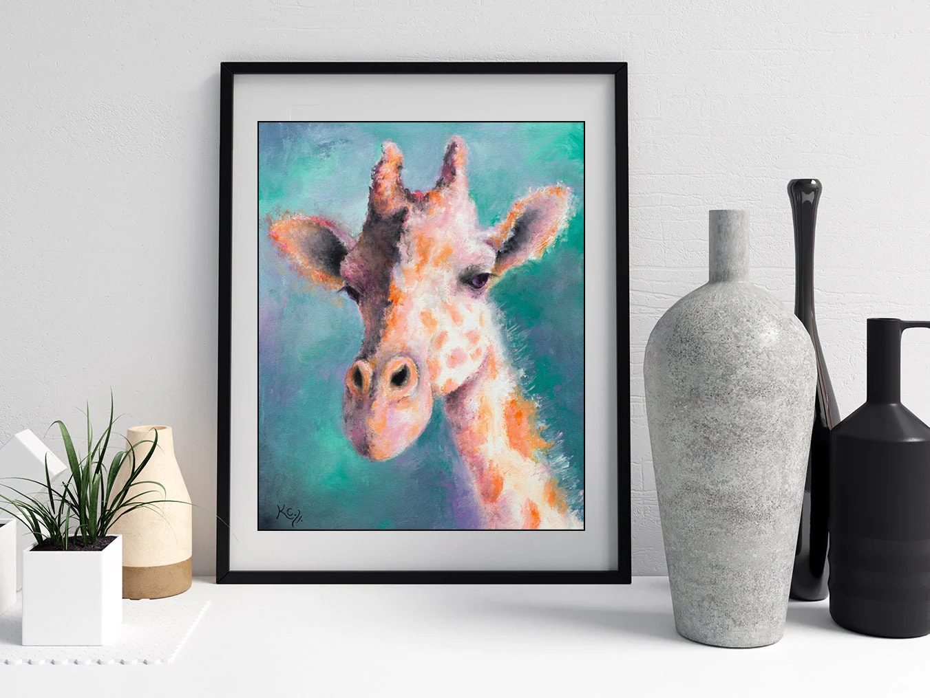 Giraffe Art Print - Twiga - Image 5