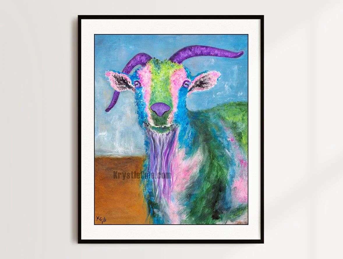 Billy Goat Art Print - Image 5