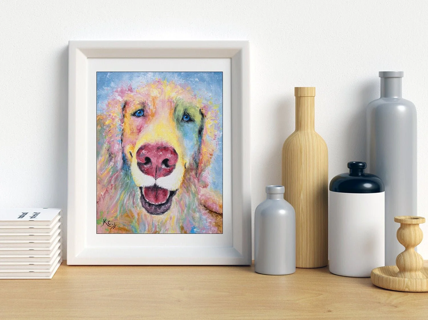 Golden Retriever Print - Billy - Image 2