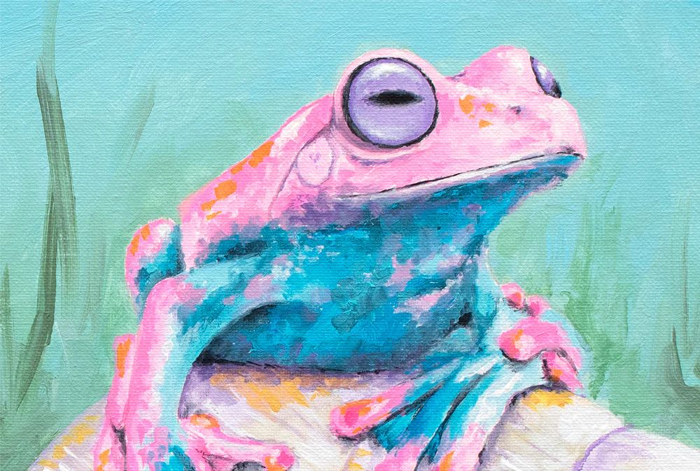 Hitchhiker Painting - 18x22" - Image 3