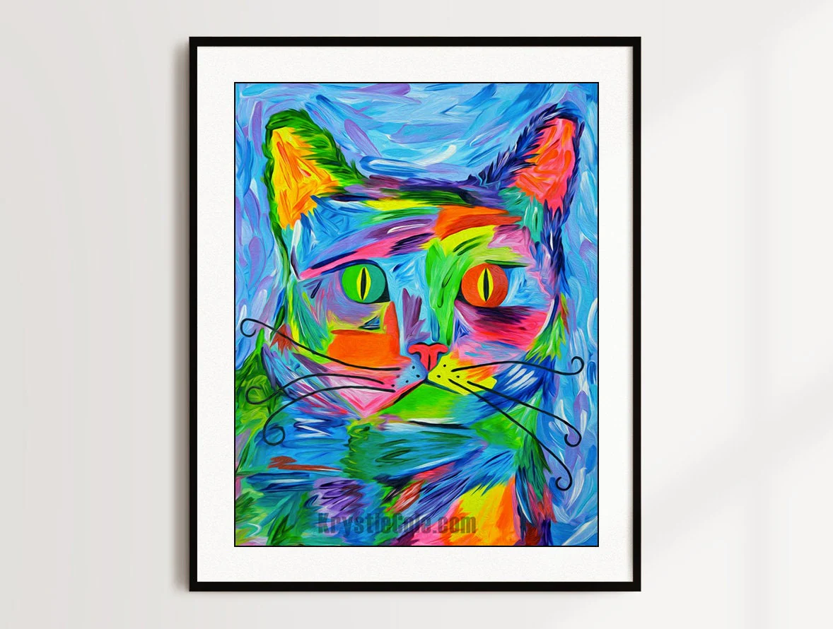 Karma the Grump Cat Print - Image 2