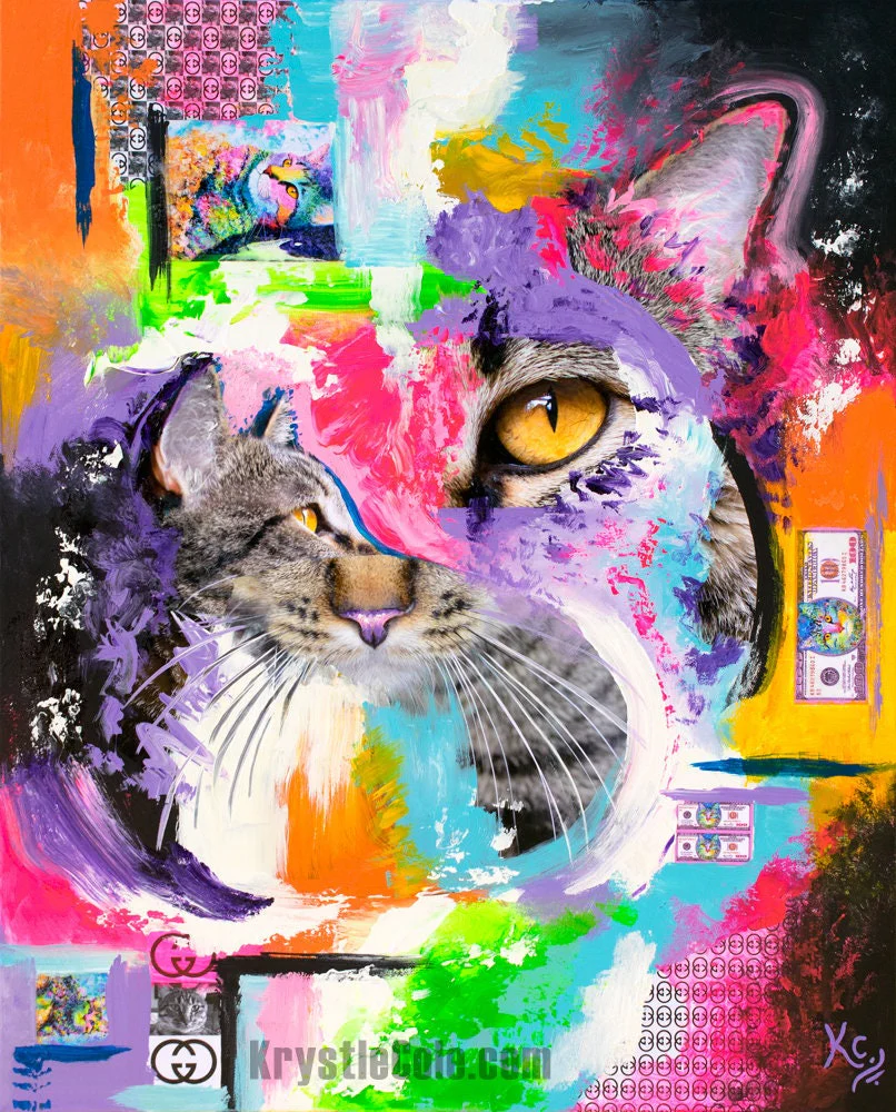 King Samadhi Cat Print