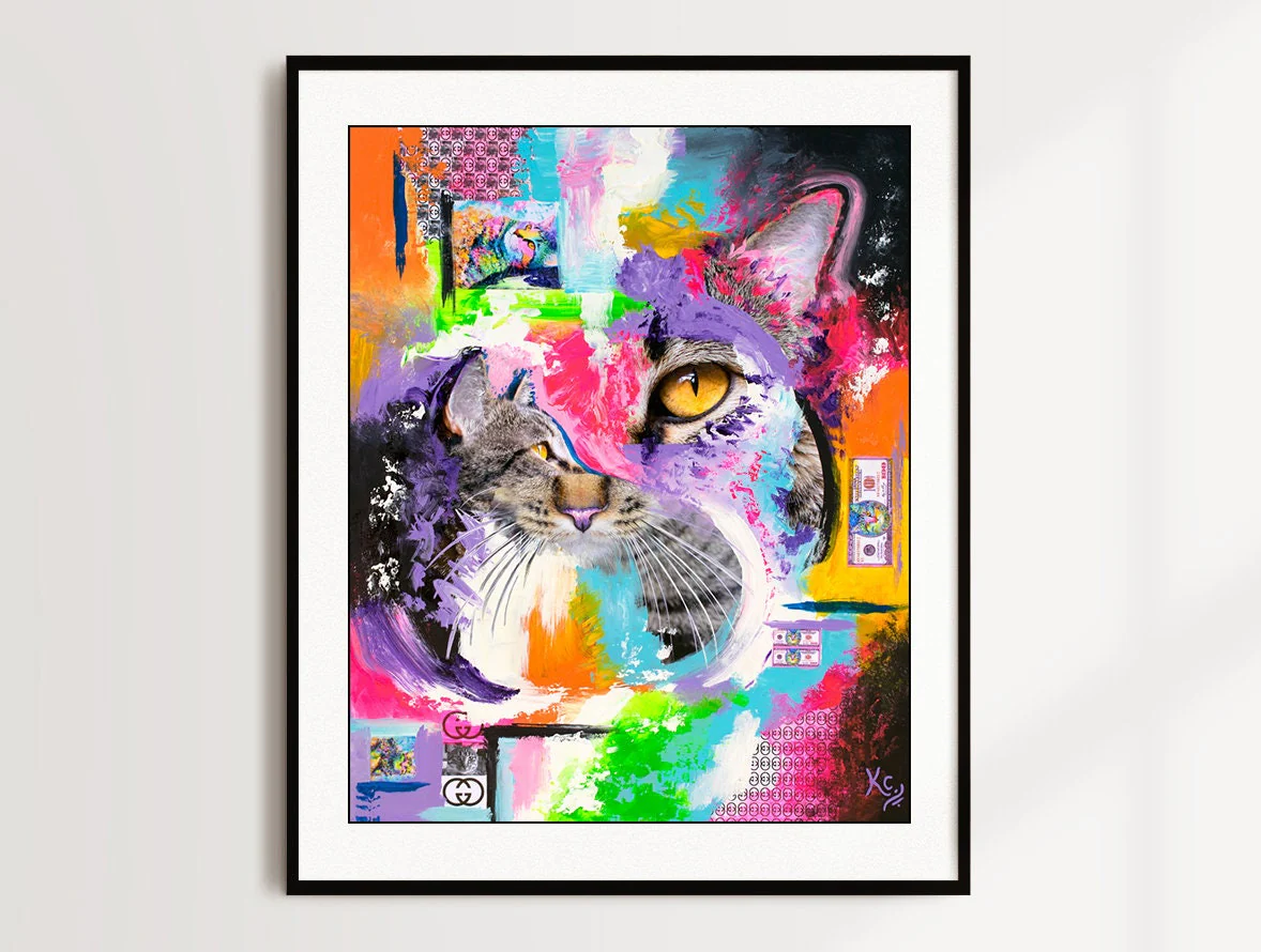 King Samadhi Cat Print - Image 2