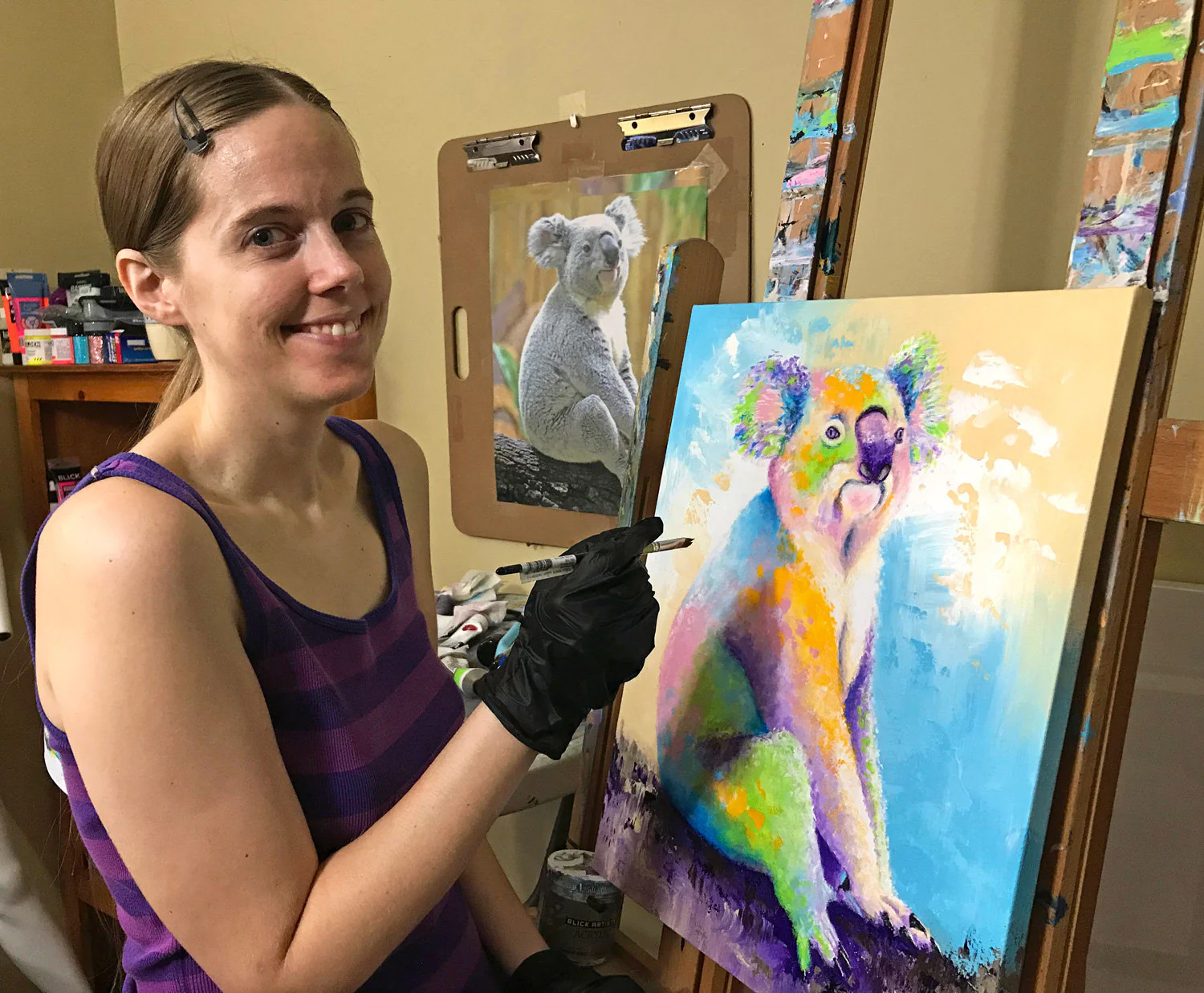 Koala Painting - 18x22" - Image 3