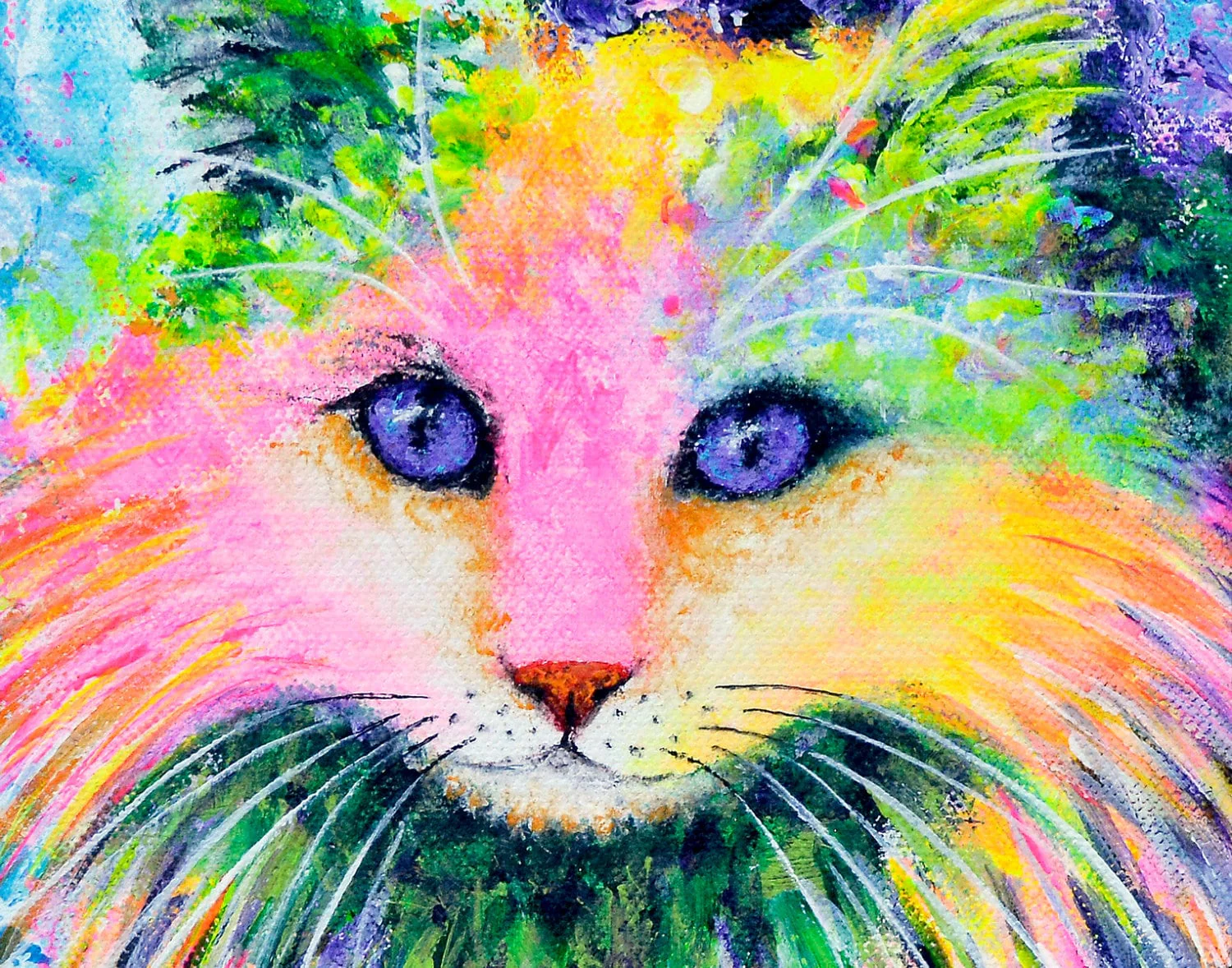 Long-haired Cat Print - Cali - Image 3