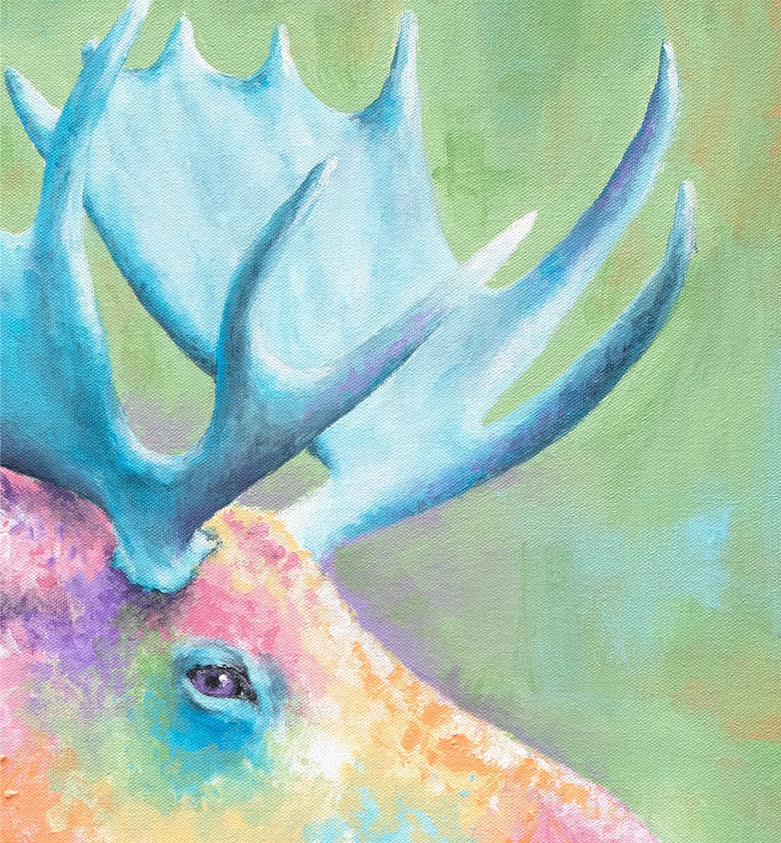 Moose Art Print - Image 2