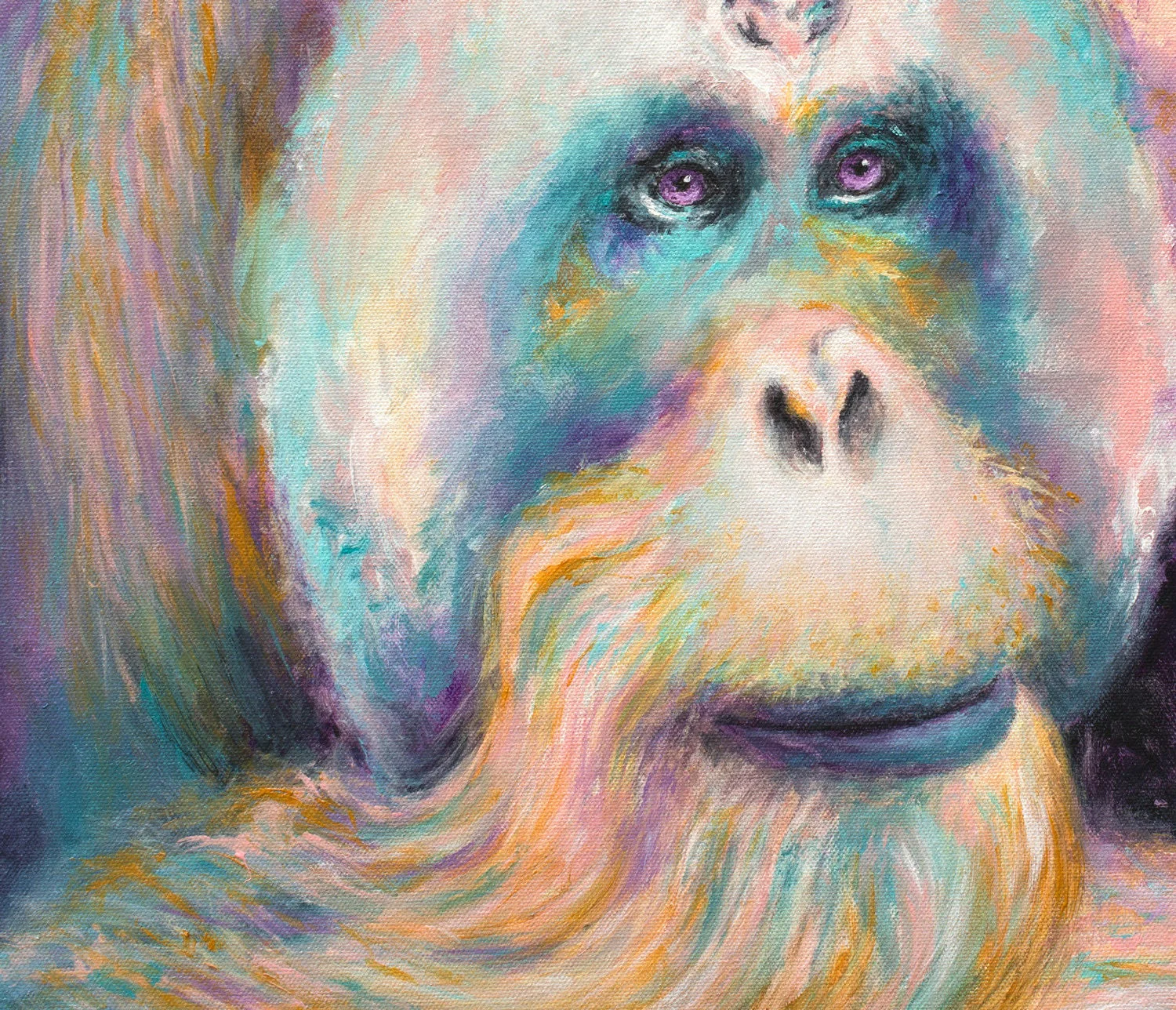 Orangutan Art Print - Ponji - Image 3
