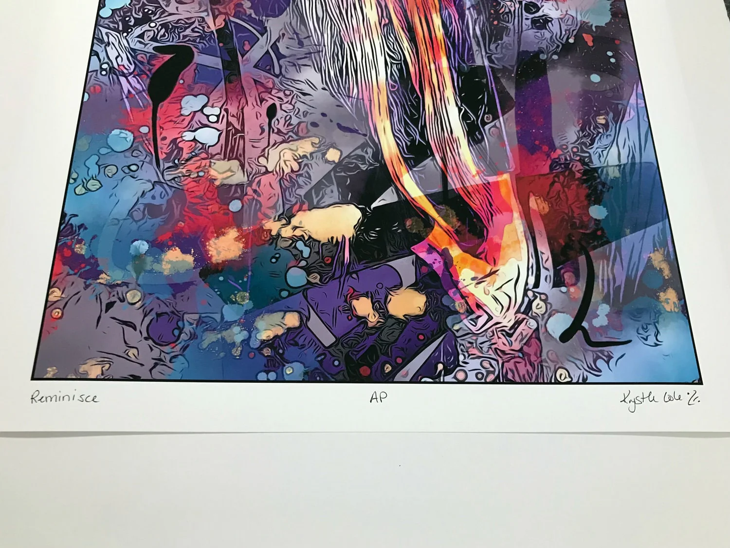 Original Limited Edition Krystle Cole Self Portrait - Image 4