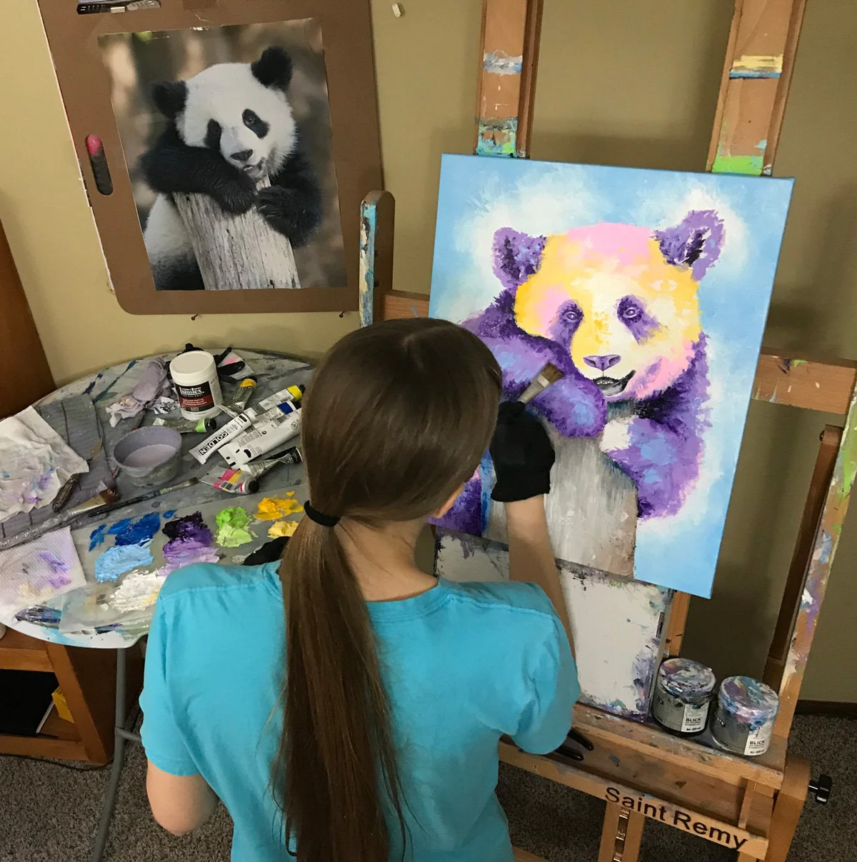 Panda Art Print - Image 4