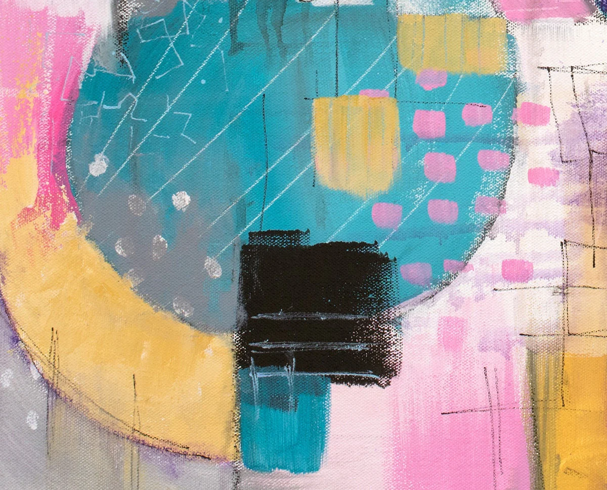 Patchwork of Self Painting - 22x28" - Image 4