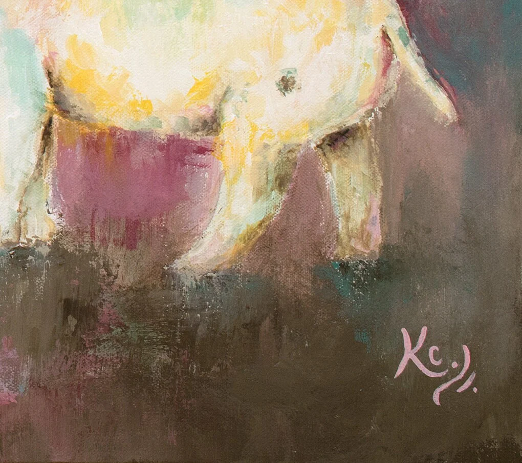 Pig Art Print - Kindred Old Spots - Image 4