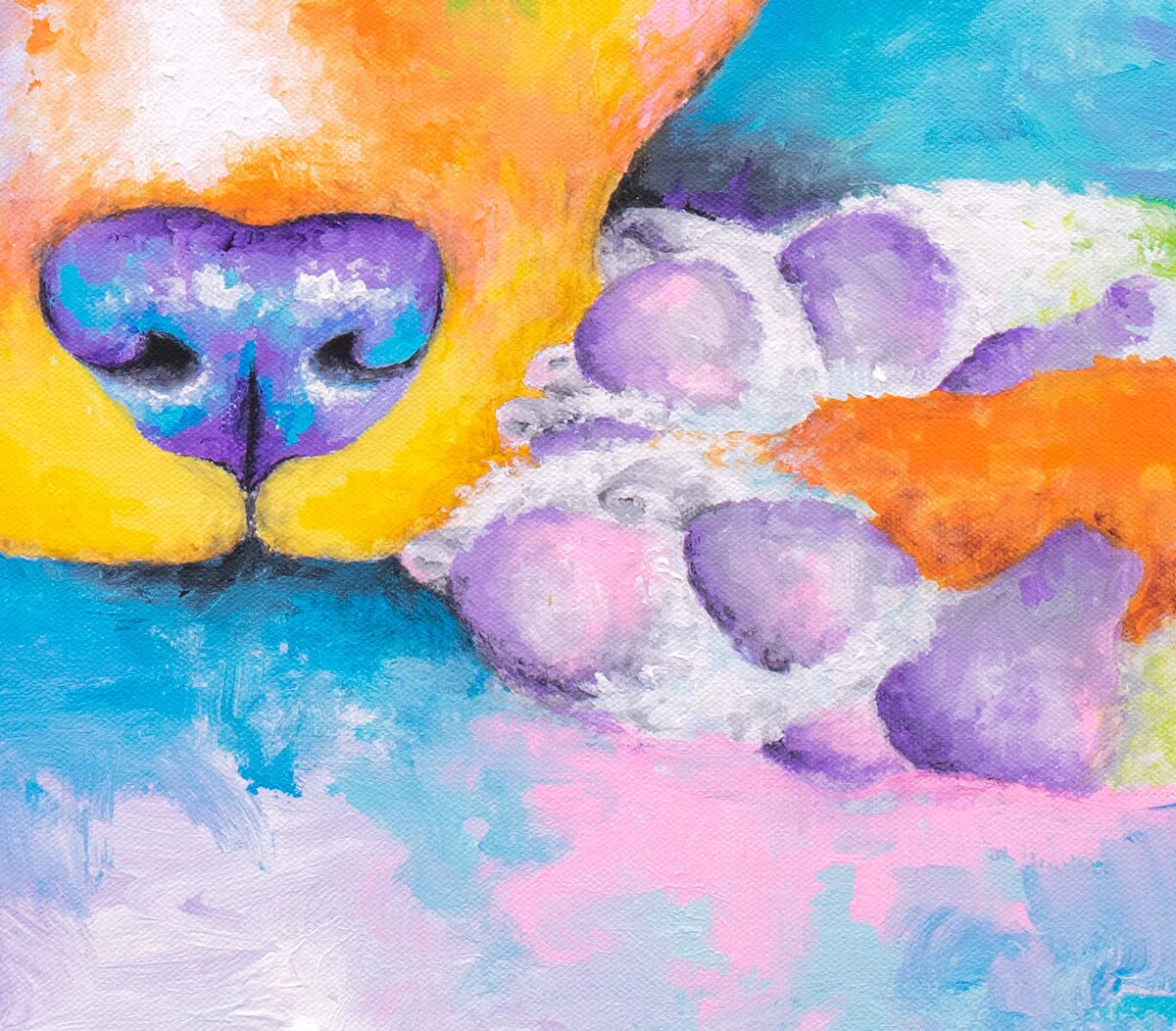 Pit Bull Art Print - Duke - Image 3