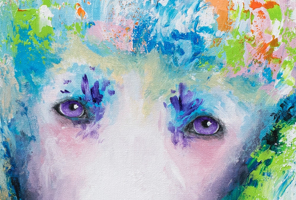 Poodle Painting - 24x24" - Image 4