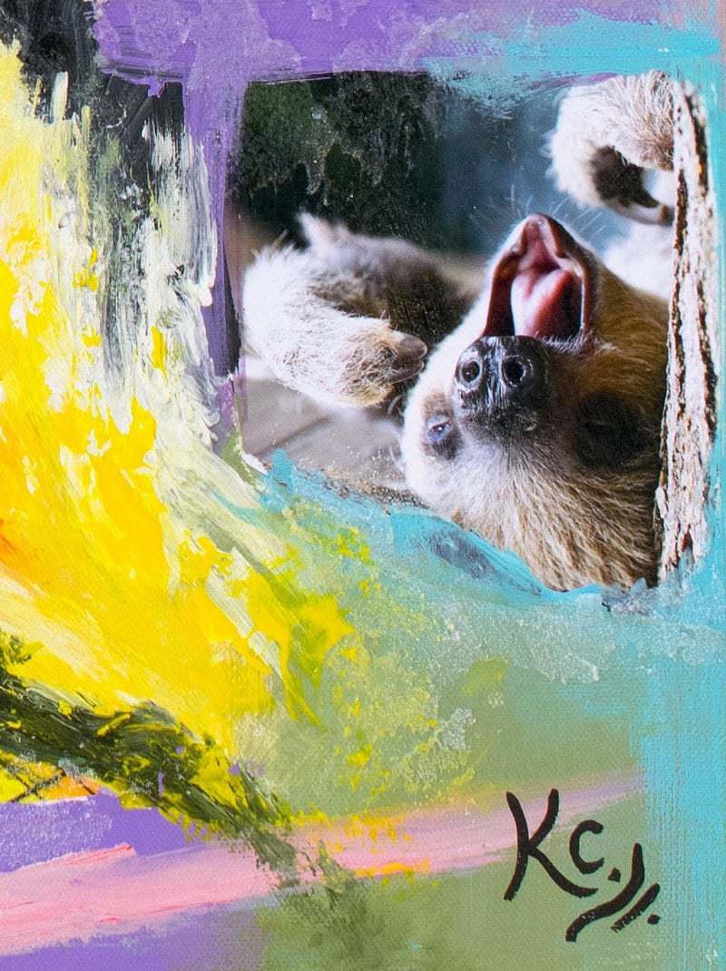 Sloth Art Print - Cosmic Dance of the Inner Sloth - Image 4