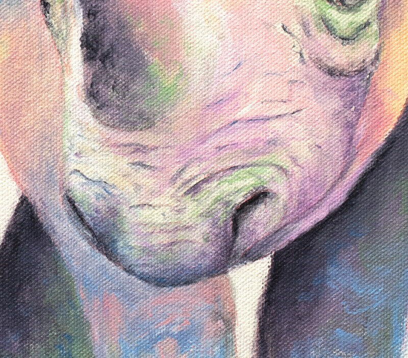 Rhino Rhinoceros Art Print - Image 3