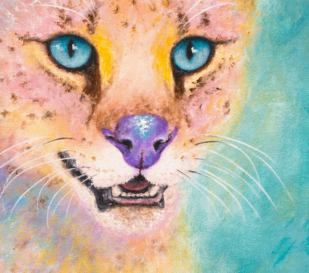 Serval Art Print - Mia from Tanganyika Wildlife Park - Image 2