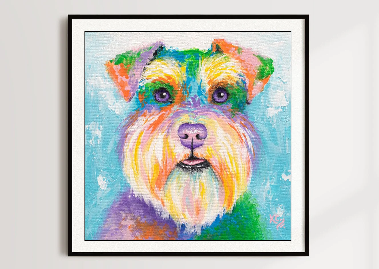 Schnauzer Art Print - Image 3