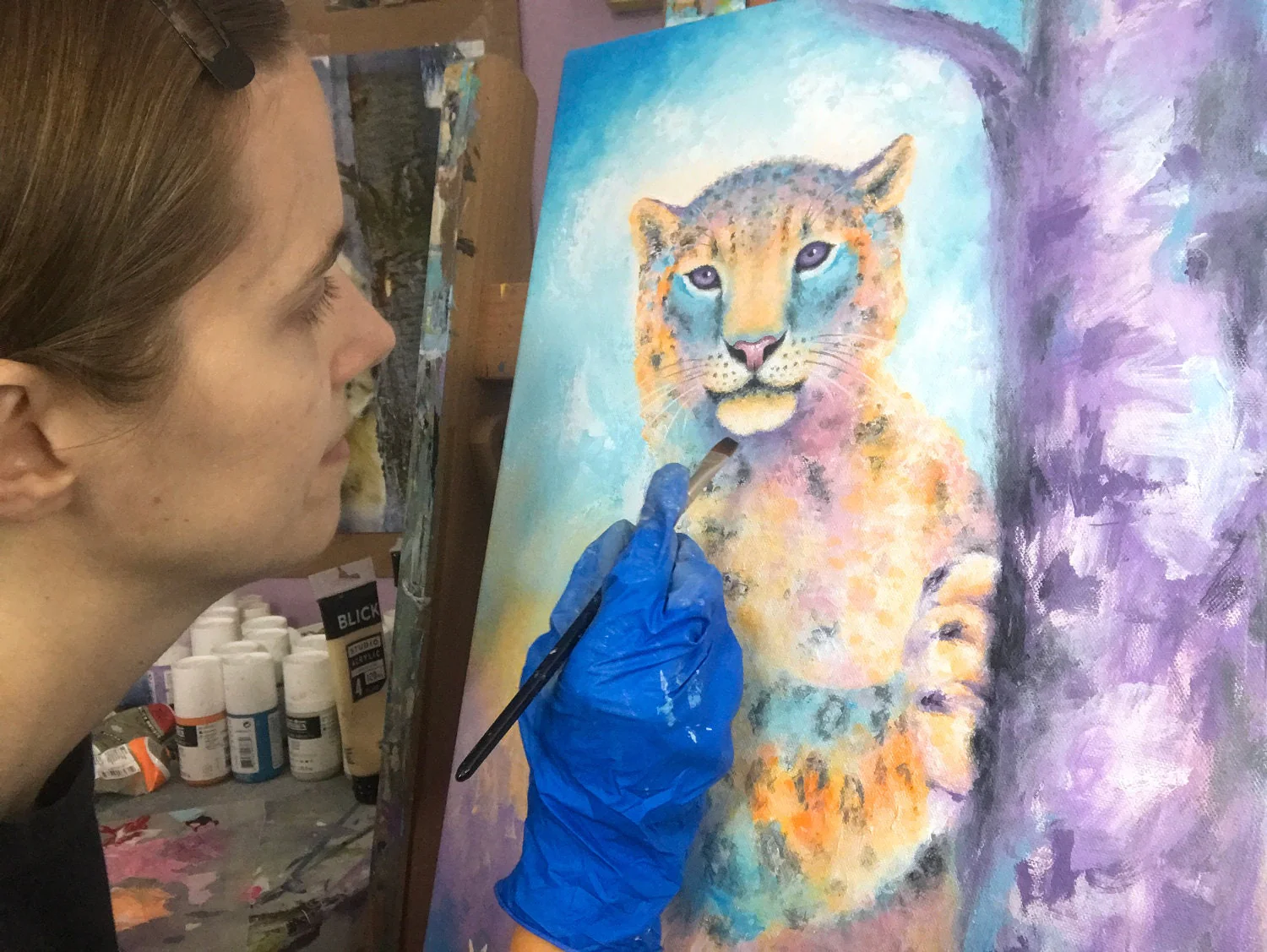 Scratching Post Painting - 18x22" - Image 3