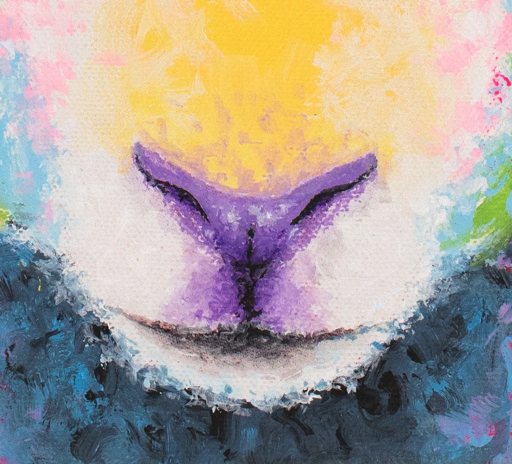 Sheep Painting "Ewe" - 11x14" - Image 4