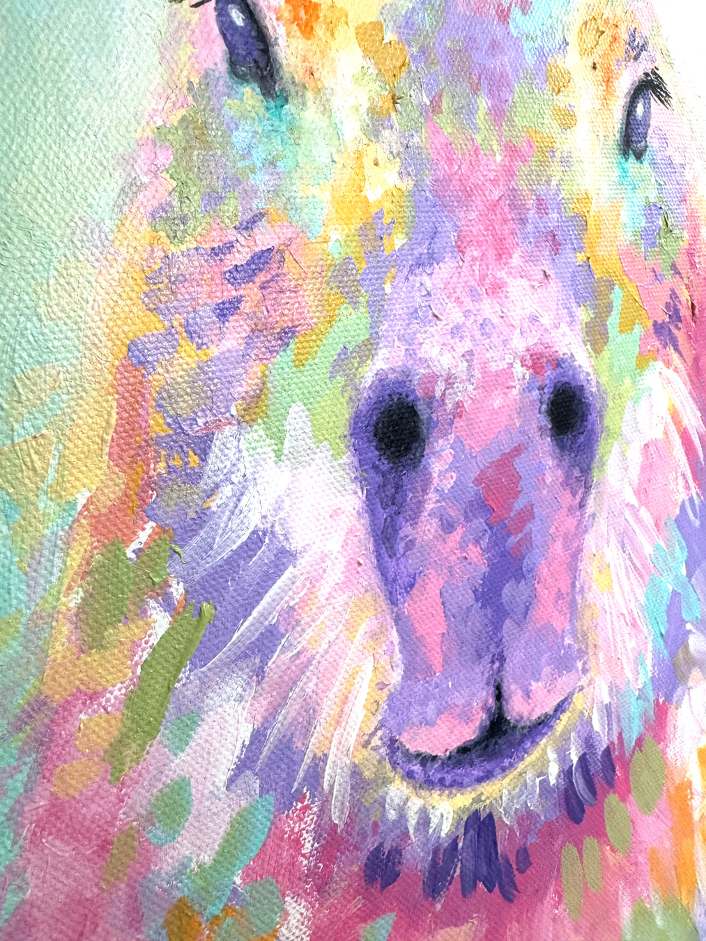 Soul Spirit Capybara Painting - 11x14" - Image 5