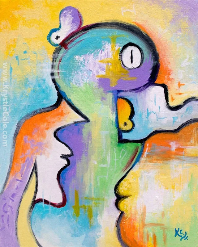 Together on the Inside Painting - 16x20" - Image 2