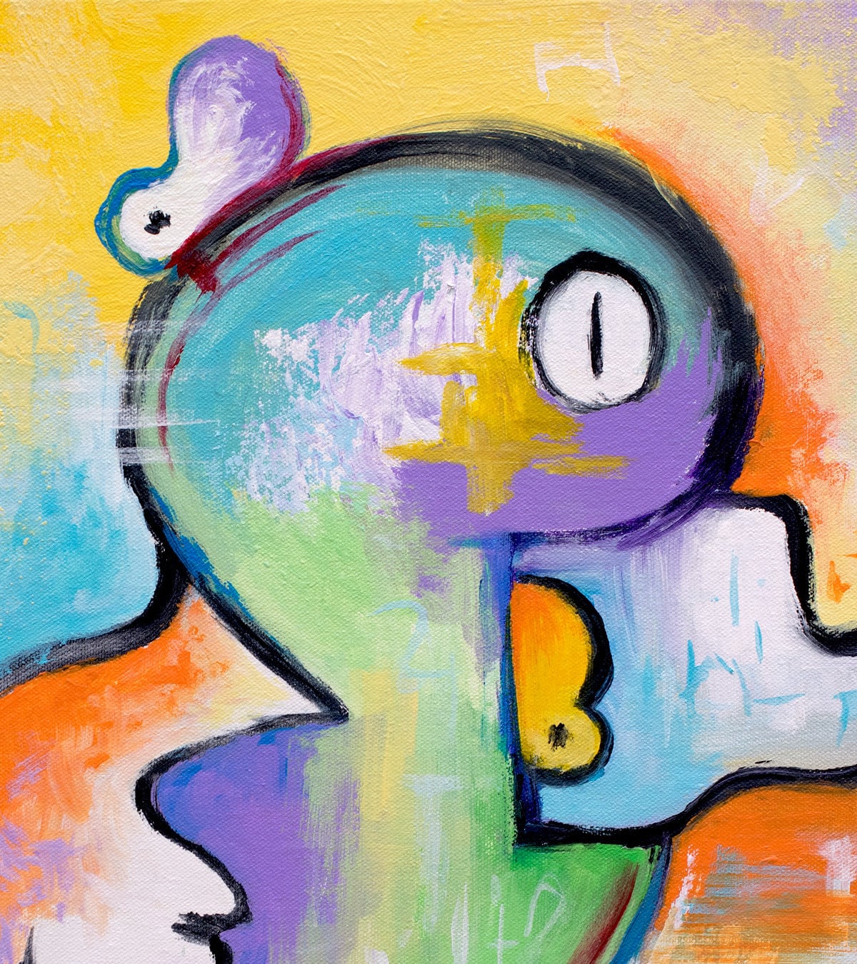 Together on the Inside Painting - 16x20" - Image 3