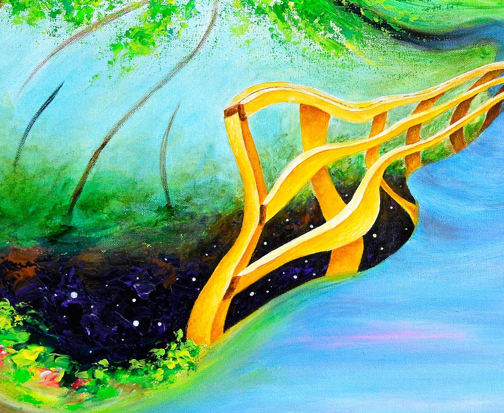 Surreal Landscape Art Print - Cosmic Ascension - Image 3