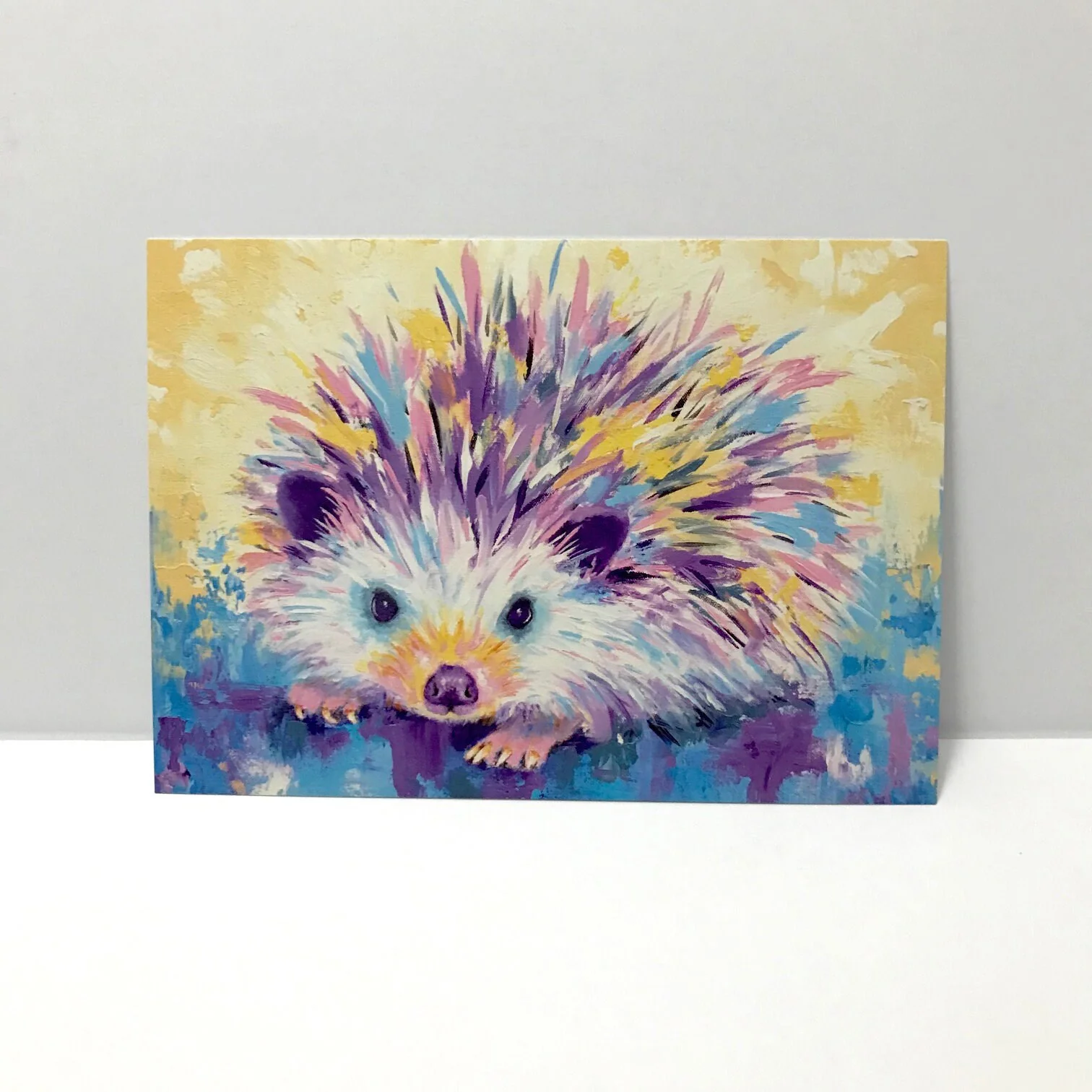 Woodland Animal Postcards - Ferret, Hedgehog, Bunny Rabbit. Set of 3 - Image 5