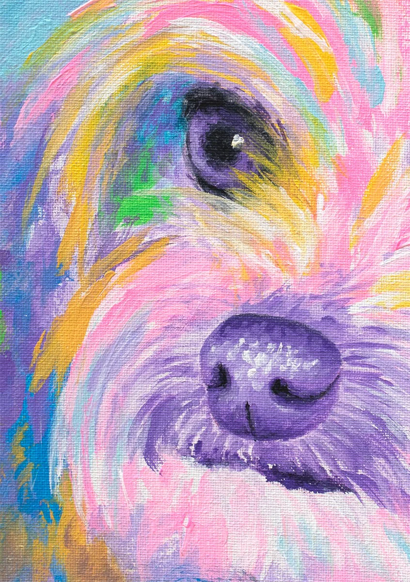 Yorkie Art Print - Huan - Image 2